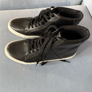 Black High-Top Sneakers